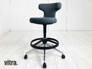 vitra/ヴィトラ　ピボット ハイスツール　5スターベース　アントニオチッテリオ　グレー