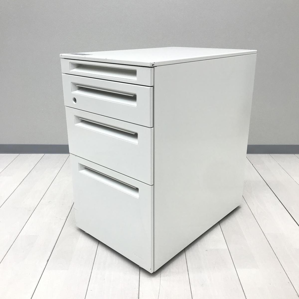 業務用　ワム 中古】 DNC1CF Z975 オカムラ/okamura ワゴン4段 619739 - 中古