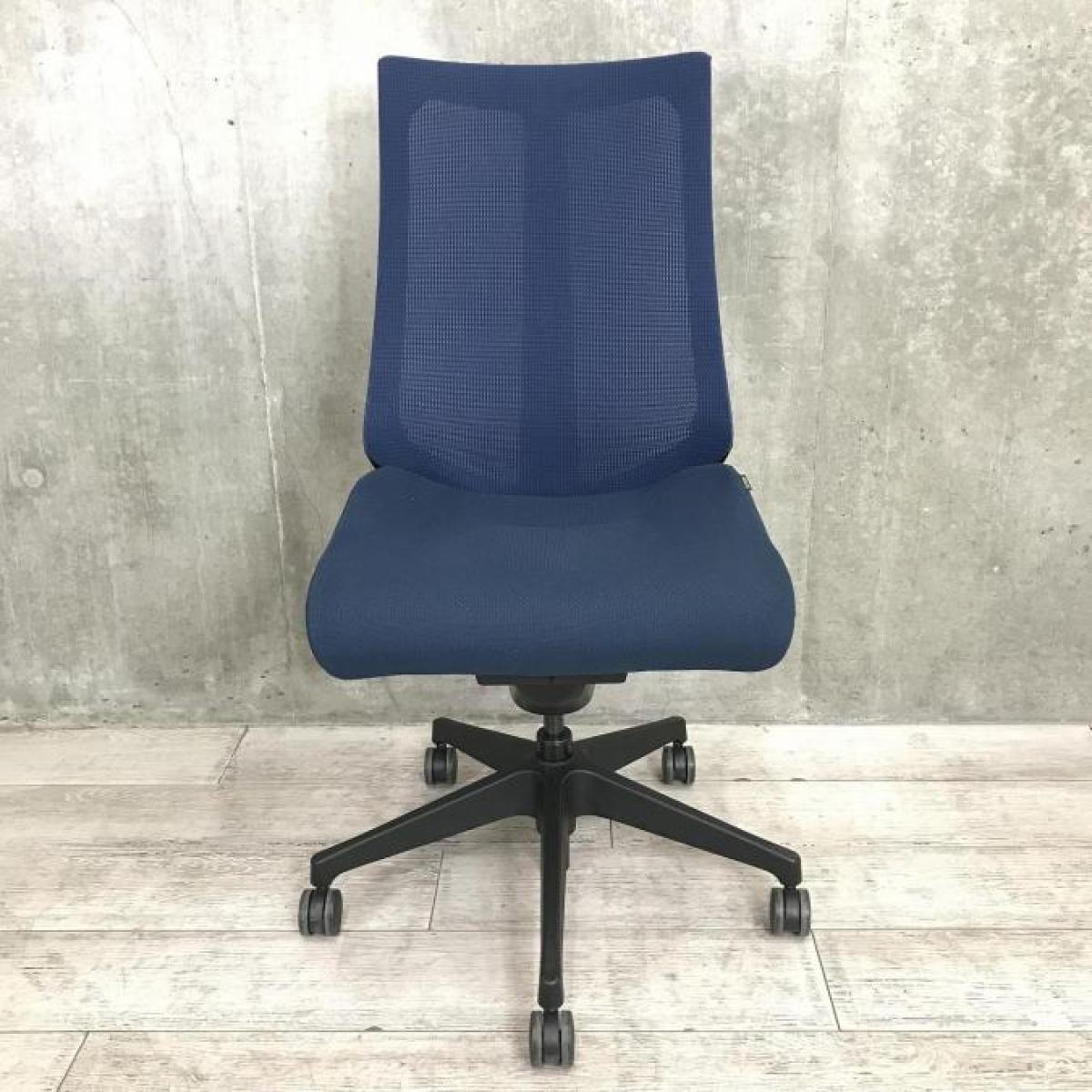 中古】アクト メッシュ 樹脂 KG-470JV-T1B2 イトーキ/ITOKI 肘無