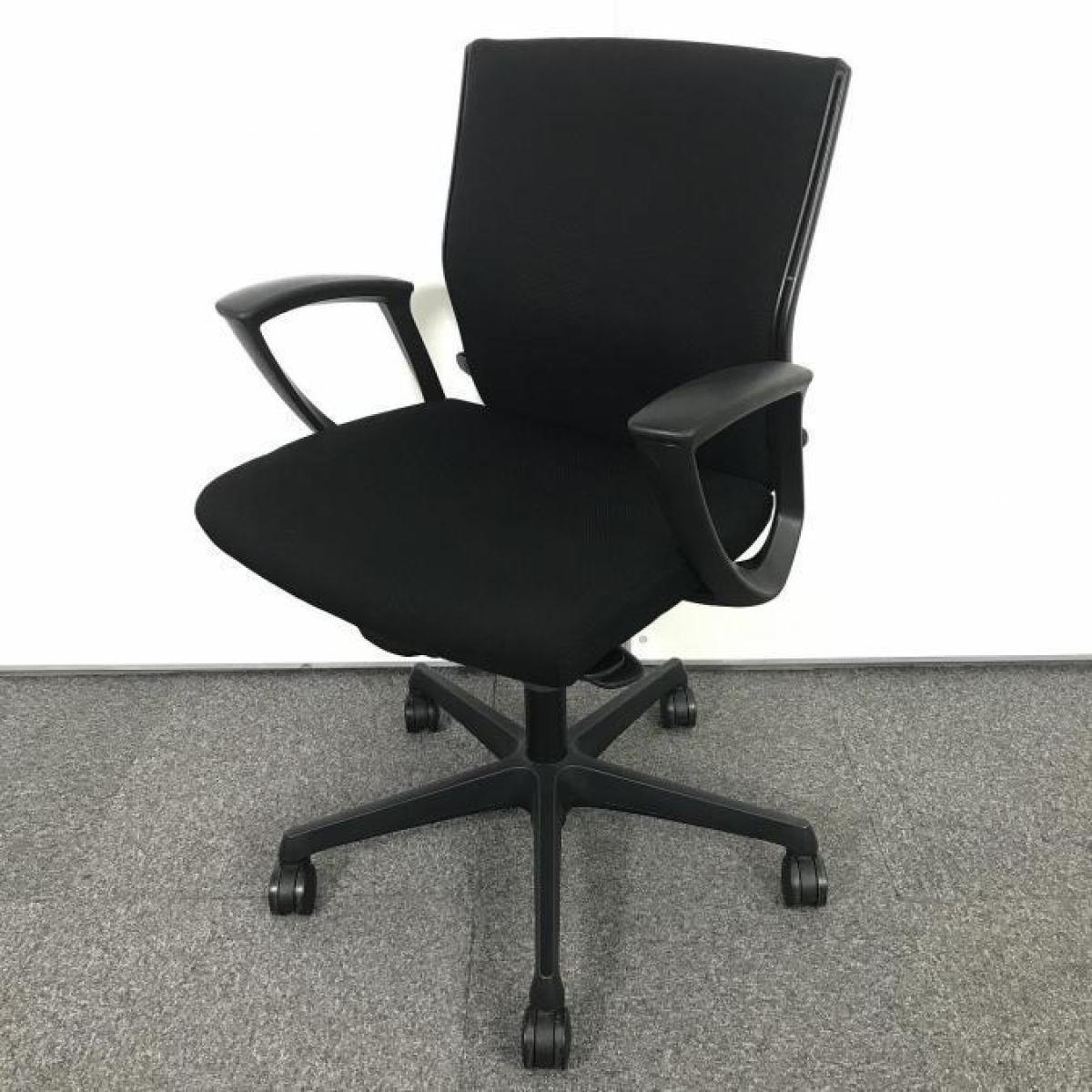 中古】エスクード C443KG 9961 オカムラ/okamura 肘付ローバックチェア