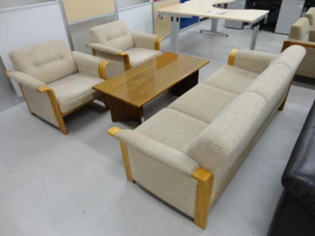 中古】 応接セット一式 62730 - 中古オフィス家具ならオフィスバスターズ