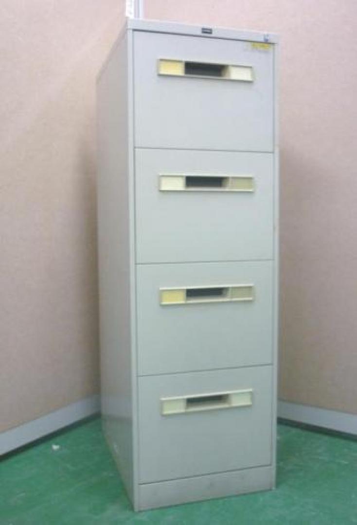 Ｂ４ファイルキャビネット　4段　なかなか入荷しない大サイズ
                                    中古
            