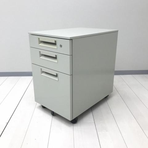 【中古】JSシリーズ JS-046SC-3 LGY プラス（PLUS） ワゴン3段