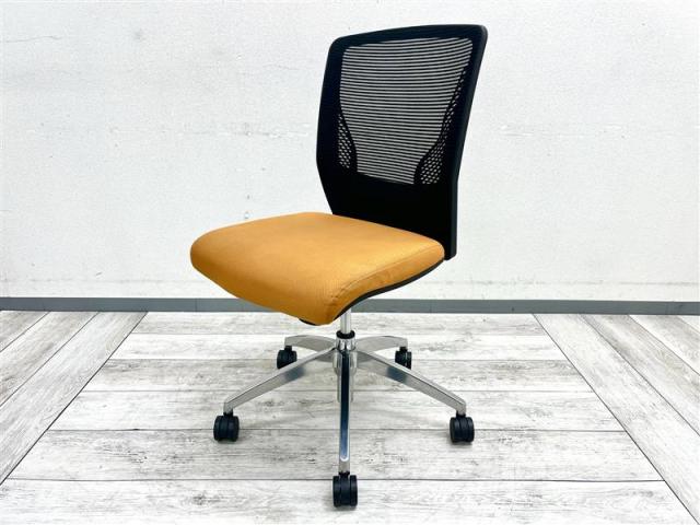 【中古】ヴィラージュチェア 8VCM1A FHR8 オカムラ（okamura） 肘無ハイバックチェア