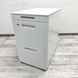 【大人気のコクヨ製3段ワゴン入荷!A4書類が2段で収納可能!】■コクヨ(KOKUYO)製 GTワゴンシリーズ 3段ワゴン フリアドワゴン W395×D600×H650㎜ ■シリンダー錠 ■ホワイト #岐阜 #愛知 #三重 #静岡 #福井 #石川 #富山 #滋賀