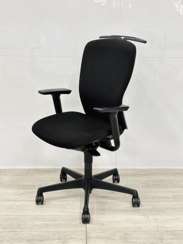 【中古】スラート C335ZR　FSF1 オカムラ（okamura） 肘付ハイバックチェア