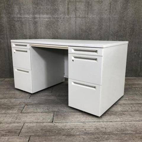 【中古】アドバンス  オカムラ（okamura） 両袖机