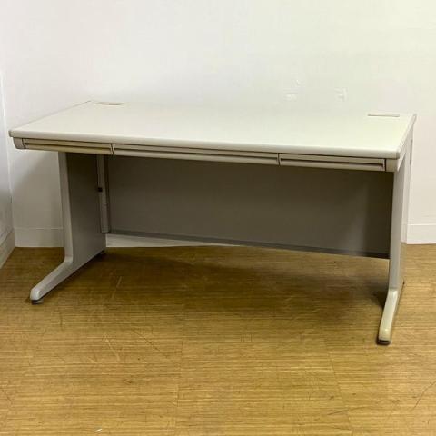 オカムラ SDシリーズ 平机 W1400のゆったりめサイズ ニューグレー 配線収納に配慮したデスクシステム 引き出しで細やかな収納も可能【愛知・名古屋・豊田・静岡・浜松】