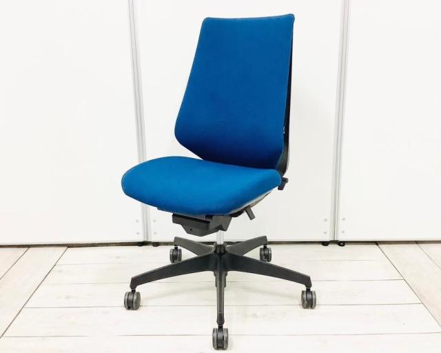 【中古】デュオラ クッション CRSG3100E6N コクヨ（KOKUYO） 肘無ハイバックチェア