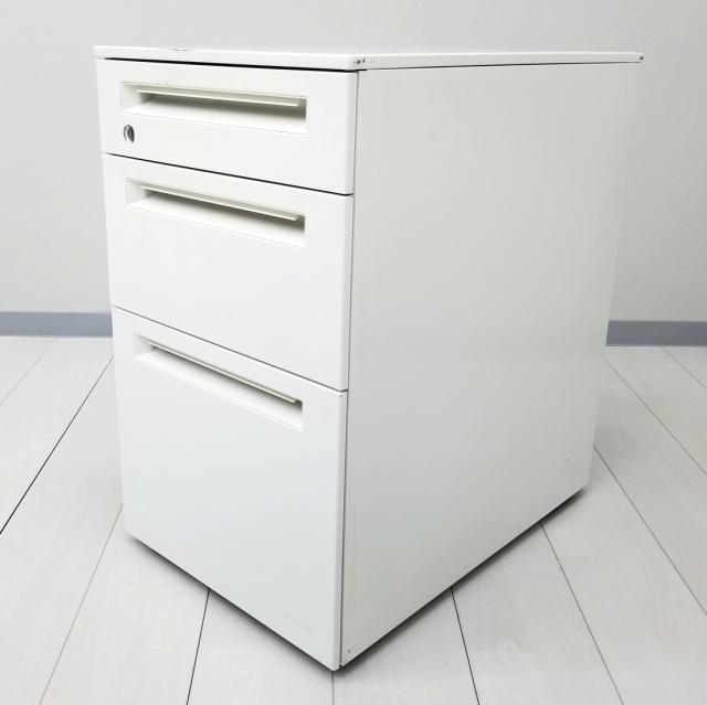 【中古】アドバンス DNC1CE-Z975 オカムラ（okamura） ワゴン3段
