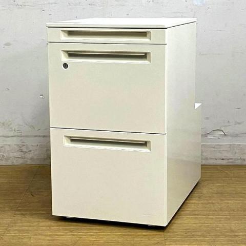 【中古】アドバンス DNC8SA Z975 オカムラ（okamura） ワゴン3段