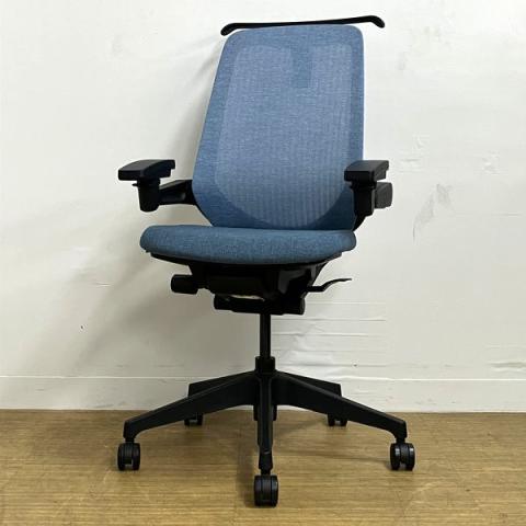 【中古】ノート メッシュ KJ-177JE2T1B4 イトーキ（ITOKI） 肘付ハイバックチェア