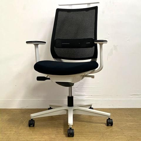 【中古】ミトラ2 C04S-12M-E11 コクヨ（KOKUYO） 肘付ローバックチェア