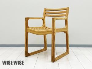 WISEWISE / ワイスワイス　KURIKOMA / クリコマ ループアームチェア　宮城県産杉