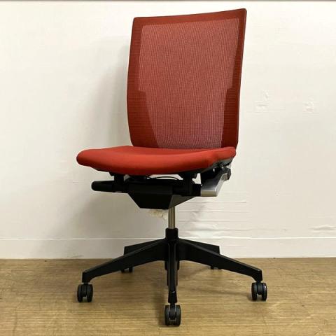 【中古】ヴェントチェア KE-830JB-T1D6 イトーキ（ITOKI） 肘無ハイバックチェア