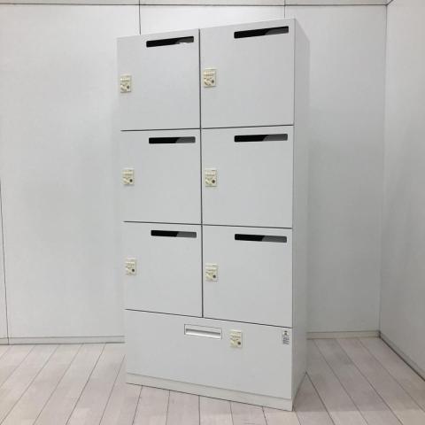 【中古】エディアロッカー BWUH-RNU62XM69SAW コクヨ（KOKUYO） 6人用パーソナルロッカー