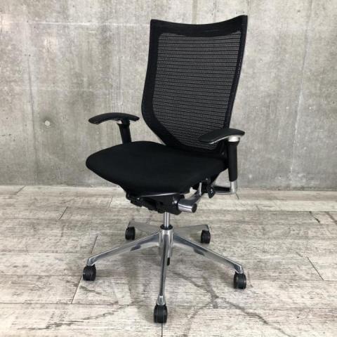 【中古】バロンメッシュチェア CP85BR FDF1 オカムラ（okamura） 肘付ハイバックチェア