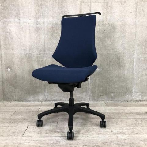 【中古】エフクロス  イトーキ（ITOKI） 肘無ハイバックチェア