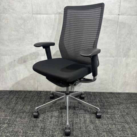 【中古】コーラルメッシュ  オカムラ（okamura） 肘付ハイバックチェア
