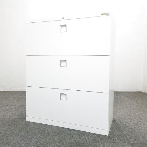 【中古】レクトライン  オカムラ（okamura） ローキャビネット／ラテラル