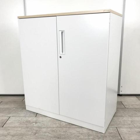 【中古】エディア BWUH-SD49SAWN コクヨ（KOKUYO） ローキャビネット／両開き