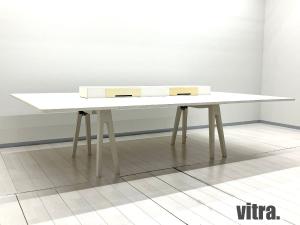 vitra/ヴィトラ　Joyn/ジョイン　システムデスク/ミーティングテーブル/フリーアドレス　配線ダクト装備　W2800