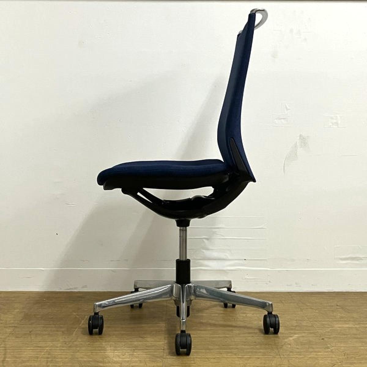 中古】モード CA15BS FWM4 オカムラ/okamura 肘無ミドルバックチェア