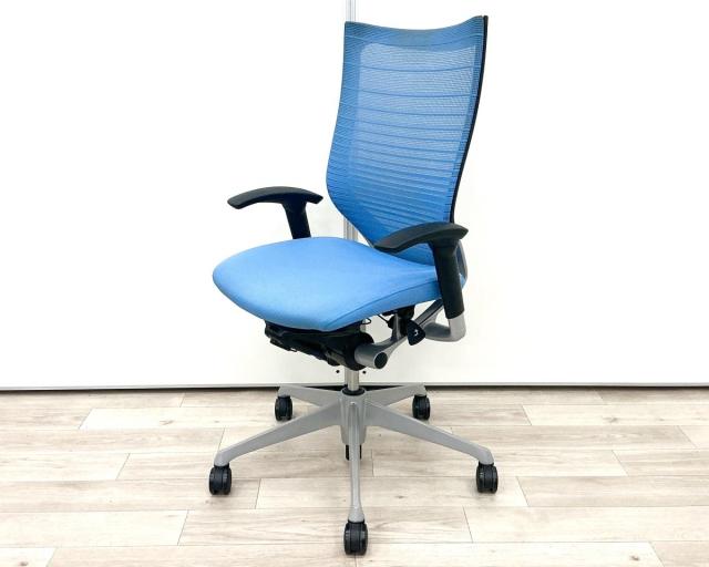 【中古】バロンチェア  オカムラ（okamura） 肘付ハイバックチェア