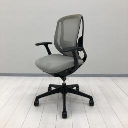 中古】シルフィーメッシュ オカムラ/okamura 肘付ローバックチェア