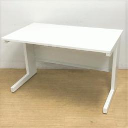 【10月14日入荷予定】平机　内田洋行　スカエナ(SCAENA)　コードホールを標準装備のS type　W1200の定番サイズ　ホワイト天板　引き出しなしのシンプルスタイル【愛知・名古屋・豊田・静岡・浜松】