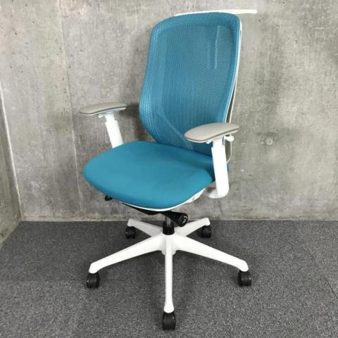 【中古】シルフィーメッシュ C686XW-FMR6 オカムラ（okamura） 肘付ハイバックチェア