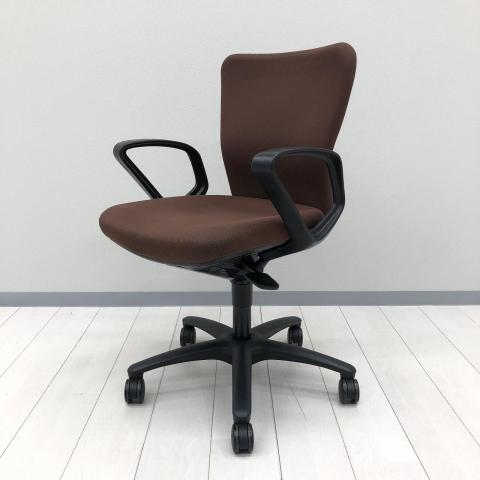 【中古】カロッツァチェア CK43ZR FS17 オカムラ（okamura） 肘付ローバックチェア