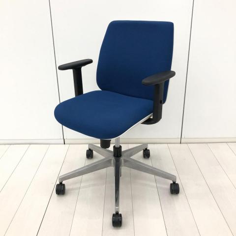 【中古】U chair KD-UC55SEL プラス（PLUS） 肘付ローバックチェア