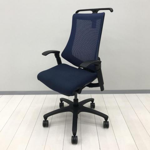 【中古】エフメッシュ KF-370JB-T1B2 イトーキ（ITOKI） 肘付ハイバックチェア