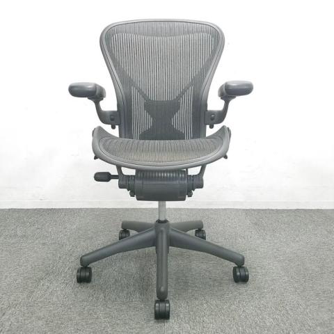 【中古】アーロンチェア  Herman Miller（ハーマンミラー） 肘付ハイバックチェア