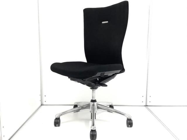 【中古】フィーゴ サイドファスナー  オカムラ（okamura） 肘無ハイバックチェア