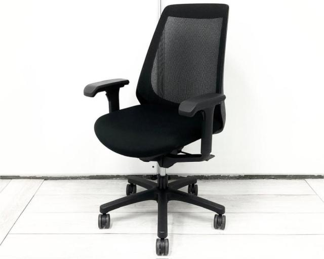 【中古】ノナ KZ-330PV-T1T1 イトーキ（ITOKI） 肘付ハイバックチェア