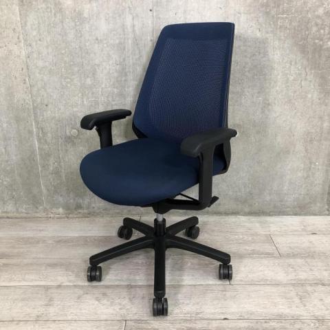 【中古】ノナ  イトーキ（ITOKI） 肘付ハイバックチェア