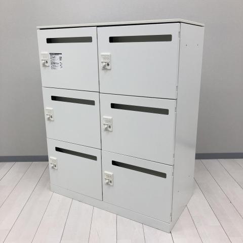 【中古】ピクスライン 4Z32CR ZA75 オカムラ（okamura） 6人用パーソナルロッカー