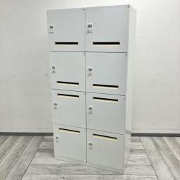中古】レクトラインロッカー 4BM43Y ZA75 オカムラ/okamura 8人用