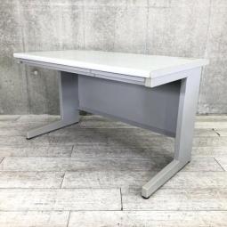 【基本を押さえたシンプルで使いやすい平机！定番の幅1200㎜タイプ！】■内田洋行(UCHIDA)製　フィード(FEED)シリーズ　平机　引き出し付き　W1200×D700×H700㎜　■グレー