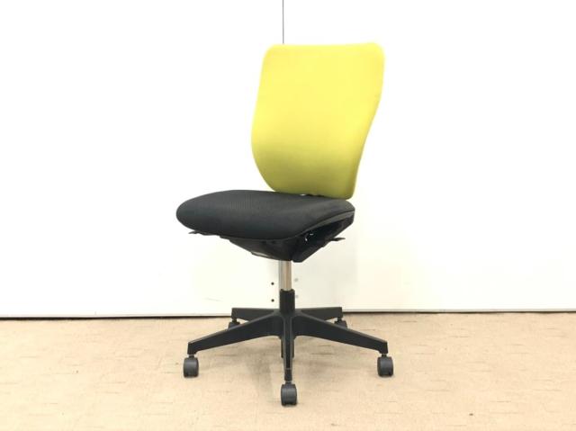 【中古】プラオチェア  イトーキ（ITOKI） 肘無ハイバックチェア