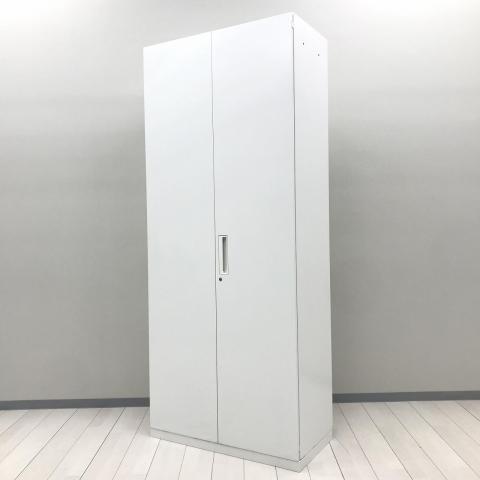 【在庫入替セール品！（本在庫限定価格）】【両開きキャビネットの定番！ホワイトカラーの1本ものタイプ！人気ダントツの６段両開き書庫！】■コクヨ(KOKUYO)製　エディア(EDIA)シリーズ　両開き　ハイキャビネット　■シリンダー錠　■ホワイト【弊社使用欄：A01080009】【HU】