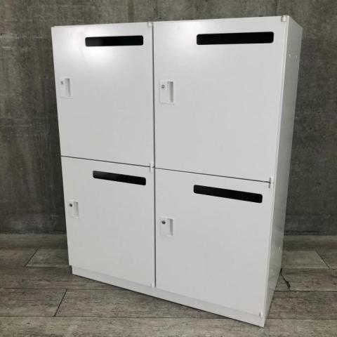 【中古】HSパーソナル  ウチダ（UCHIDA) 4人用パーソナルロッカー