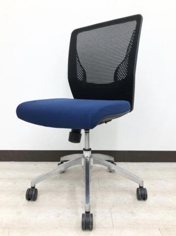 【中古】ヴィラージュチェア  オカムラ（okamura） 肘無ローバックチェア
