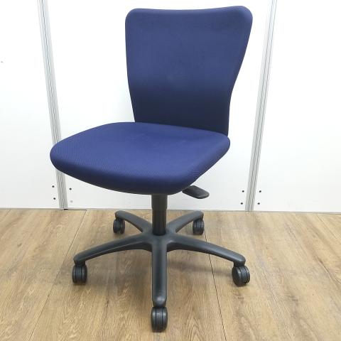 【中古】カロッツァチェア  オカムラ（okamura） 肘無ローバックチェア