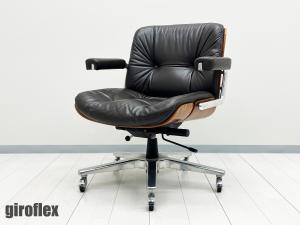 giroflex/ジロフレックス　82 パサール　プライウッド ワークチェア　ミッドセンチュリー　ダークブラウン