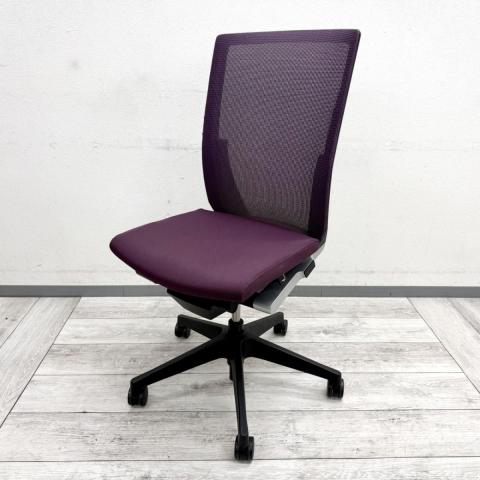 【中古】ヴェントチェア KE-830JB-T1X7 イトーキ（ITOKI） 肘無ハイバックチェア