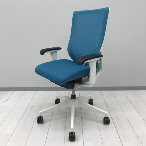【中古】ミレッザ ロッキング有 KF-957JB-W9A3A3 イトーキ（ITOKI） 肘付ハイバックチェア