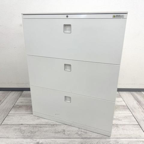 【中古】レクトライン 4BG3ZC ZA75 オカムラ（okamura） ローキャビネット／ラテラル